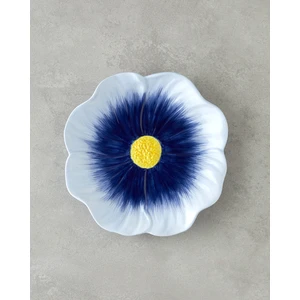 Flowerella Dolomite Pasta Tabağı 21 cm Mavi