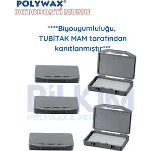 5 Adet Vanilya Aromalı Ortodonti Mumu- Diş Teli Mumu - Braket Mumu Wax- Ortodontik Wax