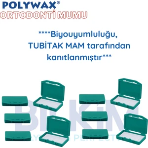 10 Adet Limon Aromalı Ortodonti Mumu- Diş Teli Mumu - Braket Mumu Wax- Ortodontik Wax