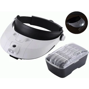 MG81001-G LED Işıklı Gözlük Kafa Büyüteç