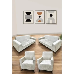 3+3+1+1 Yumuşacık Yıkanabilir Tüy Leke Tutmayan Lastikli Kadife Koltuk Örtüsü Koltuk Kılıfı Takımı 4lü"set