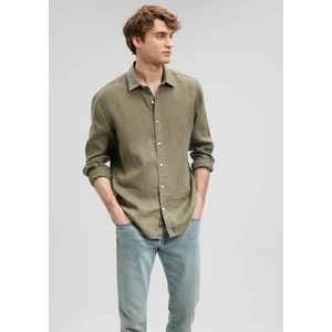 Haki Keten Gömlek 021190-86627