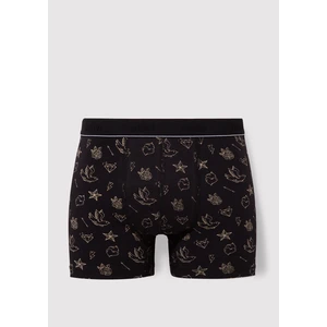 Baskılı Siyah Boxer 092449-85585