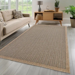 Avanos Modern Sisal Jüt Toz Vermez Balkon Bahçe Mutfak Dokuma Halı Kilim 07156A