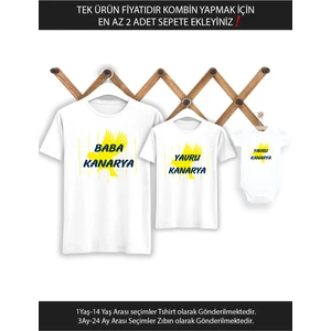 Baba Yavru Kanarya Baba Oğul Kız Tek Ürün Fiyatıdır Kombin Yapmak Için En Az 2 Adet Sepete Ekleyiniz