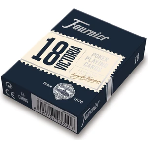 Fournier Poker Oyun Kartları Nº 18, Standart Endeks-Mavi