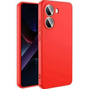 Xiaomi Poco X7 Pro Kılıf Kadife Iç Yüzey Yumuşak Dokulu Kamera Korumalı Kapak (Mara)