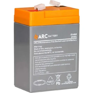 Arc Battery 6 Volt 4 Amper Dikey Ups Akü Üretim YILI:2025