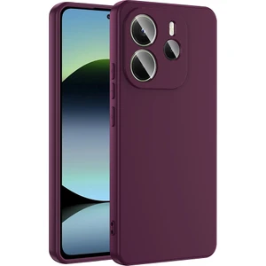 Xiaomi Redmi Note 14 4g Kılıf Kadife Iç Yüzey Yumuşak Dokulu Kamera Korumalı Kapak (Mara)