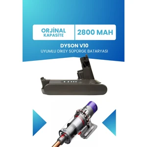 Dyson V10 Uyumlu Batarya 7INR19/66  25.2V 2800MAH Pil Robot Süpürge Bataryası