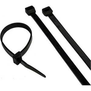 Kablo Bağı & Plastik Kelepçe & Cırt Kelepçe 8X380 mm Siyah 100 Adet