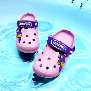 Çocuk Günlük Eva Papağan Stickerli Plaj,deniz,havuz Sandalet Terlik