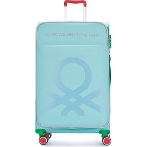 Benetton Büyük Boy Kumaş Valiz Aqua Bnt2200