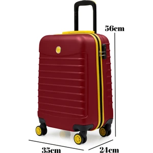 Kabin Boy Valiz 4x2 Teker Bordo 1168