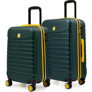 2'li Valiz Seti Orta Boy - Kabin Boy Haki 1168