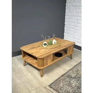 Kumsal Oval Kenar 100* 60 Orta Sehpa Atlantik Çam