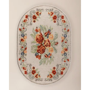 Madame Coco Montclus Oval Halı - Koyu Bej/Kahverengi - 160x230 cm