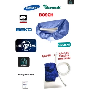 XXL Klima Temizleme Brandası Hortumu 9000 Btu 12000 ve 18000 Btu Klimalar