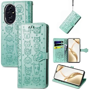 Onur Için Flip Case 200 Pro Kısa Kayış Deri Kılıf Darbeye Karikatür (Yurt Dışından)