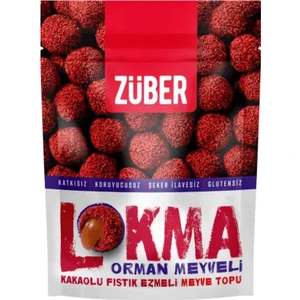 Lokma Orman Meyveli Kakaolu Fıstık Ezmeli Meyve Topu 96 gr x 6 Paket