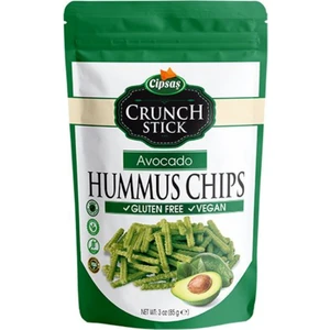 Cipsaş Crunch Stick Avokado Aromalı Vegan Glütensiz Zeytinyağlı Fırınlanmış Nohut Cipsi (Hummus Chips)