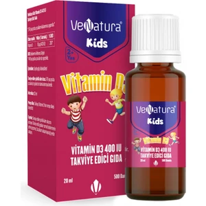 Kids Vitamin D3 400 Iu Damla 20 ml