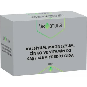 Kalsiyum, Magnezyum, Çinko Ve Vitamin D3 30 Saşe