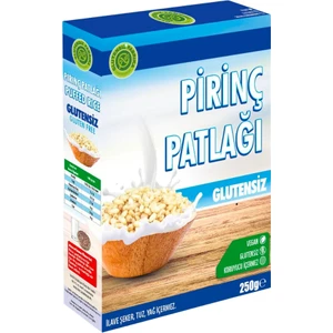 Glutensiz Pirinç Patlağı Sade 250 gr
