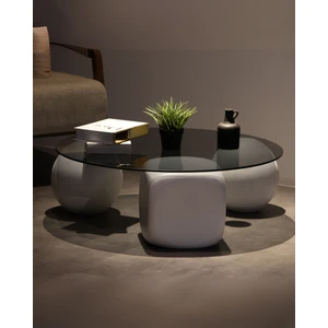 Velura Home & Living Modern Orta Sehpa & Küre-Top-Zar Sehpa & Ahşap Sehpa & Pinterest Sehpa-Mdf