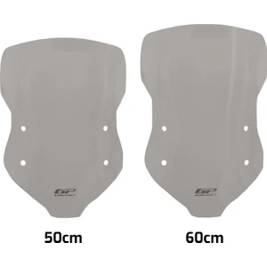 Gp Kompozit Kymco Dtx 250 / 360 2021-2024 Uyumlu Ön Cam Füme 60 cm