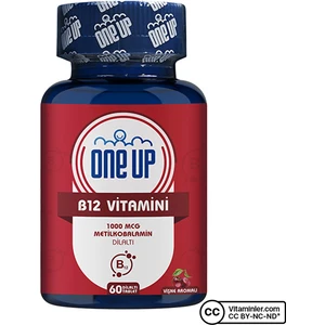 One Up Vitamin B12 60 Dilaltı Tablet