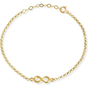 14 Ayar Altın Sonsuzluk Bileklik