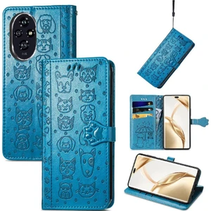 Onur Için Flip Case 200 Pro Kısa Kayış Deri Kılıf Darbeye Karikatür (Yurt Dışından)