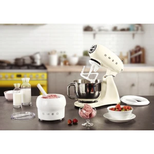 Smeg 50's Style Retro 4.8lt Cream Full Body Stand Mikser SMF03CREU