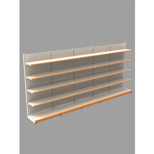 40x60x220 Cm - 40A/30*4 - 5'li Duvar Ünitesi Market Rafı