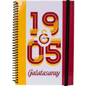Galatasaray Sert Kapak A5 Spiralli Not Defteri - Gs