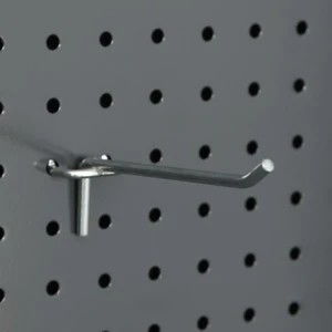 10 Adet Delikli Panel Kancası - Aksesuar Kancası - 10 cm-2.5 cm