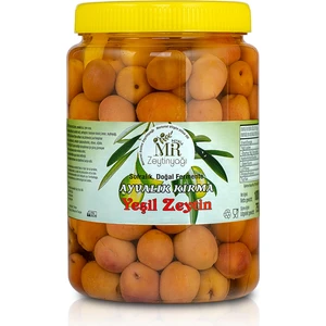 Mr. Zeytin Sofralık Ayvalık Çizik Fermente Yeşil Zeytin 1 kg