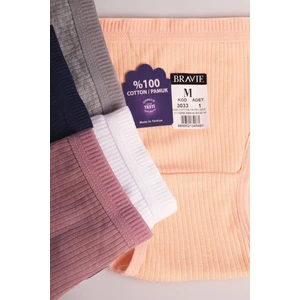 Kadın 5’li Organik Pamuk Bikini Külot Indigo,gül Kurusu,gri,yavru Ağzı,beyaz Bk2-A5