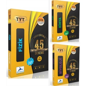 Paraf Yayınları TYT Fizik-Kimya-Biyoloji 45 Deneme