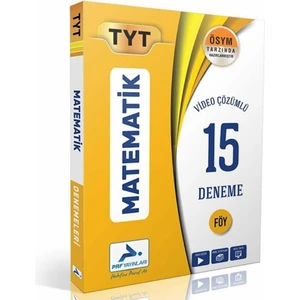 Paraf Yayınları TYT Matematik 15 Deneme