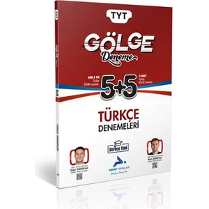 Paraf Yayınları Tyt Türkçe Gölge Deneme