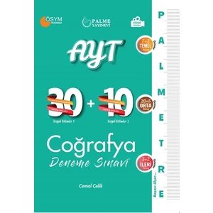 Palme Yayıncılık 2022 AYT Coğrafyatre 30 - 10 Deneme Sınavı Video Çözümlü
