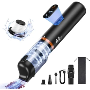 A5 Kablosuz El Süpürgesi – 16000pa Güçlü Emiş, 130w Motor, 30dk Batarya, Type-C  Şarjlı Araç Ev Ofis Temizlik Hafif