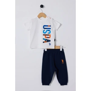 U.s Polo Assn Erkek Bebek 2li Takım - Beyaz