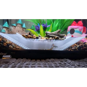 Akvaryum Için Balık Mağarası – Saklanma ve Üreme Alanı | 15X3X3 cm |  Beyaz Renkli