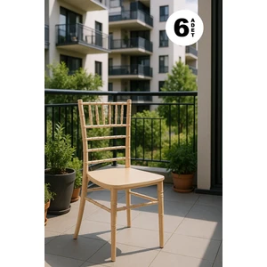 6 Adet Soho Cappucino Sandalye
