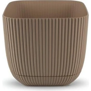 KRS-382 Dekoratif Plastik Mercan Kare Saksı 0.67 Litre No 2