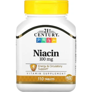 21st Century, Niacin, 100 mg, 110 Tablet