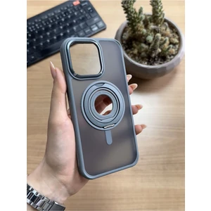 iPhone 14 Pro Max Standlı ve Yüzüklü Magsafe Kılıf SOOCASE721